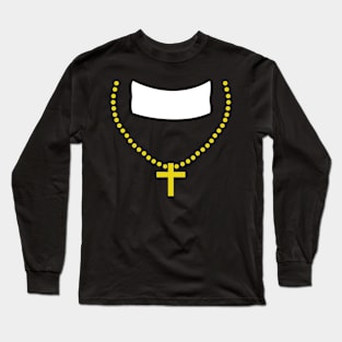 Priest Costume Disguise Long Sleeve T-Shirt